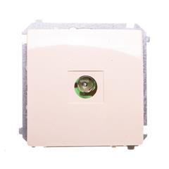 Simon Basic Gniazdo antenowe pojedyncze końcowe beżowe /zastępuje BMAK1.01/ BMAK3.01/12 WMUA-03000x-9013