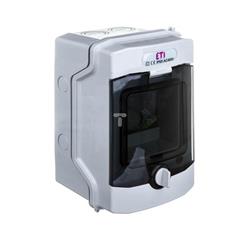 Rozdzielnica modułowa 1x4 natynkowa /transparentna/ IP65 ECH-4G DIDO 001101060
