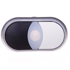 Napęd przycisku podwójny biało/czarny z podświetleniem z samopowrotem M22-DDL-WS 216704