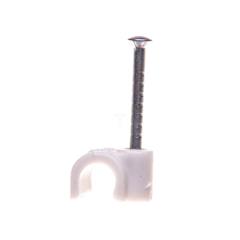 Uchwyt do kabli ISO 6mm z gwoździem 2x25mm 2006 25 LGR 2227428 /100szt./