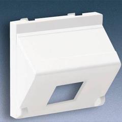 Simon Connect Płytka K45 gniazda teleinformatycznego pojedynczego RJ skośna szary grafit K080/14 TSC-K080-14