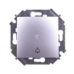 Simon 15 Przycisk /dzwonek/ aluminium metalizowane 1591659-026 WS15-1591659-026