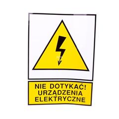 Tabliczka /znak ostrzegawczy/ TZO 210X297S N.D.U.E. E04TZ-01011150100 /10szt./