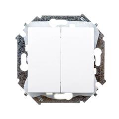 Simon 15 Łącznik hermetyczny świecznikowy IP44 bez uszczelki biały 1591398B-030 WS15-1591398B-030