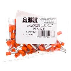 Końcówka tulejkowa izolowana HI 4/10 F E08KH-02010115601 /100szt./