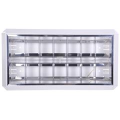 Oprawa nasufitowa rastrowa 2x18W G13 Ikl. 230V IP20 RUBIN LUX T8 PPAR E 0B1AQ218PT1S9