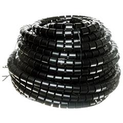 Wężyk ochronny elastyczny WE-25 czarny E01WS-01030100401 /20m/