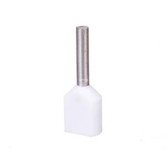 Końcówka tulejkowa izolowana HI 2X0,5/8 DIN E08KH-02020100201 /500szt/