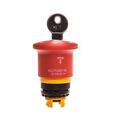 Napęd przycisku bezpieczeństwa czerwony z kluczykiem bez podświetlenia M22-PVS45P-MS1 121468