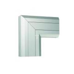 Simon Connect Kąt płaski opadający do kanału Cablomax 130x55mm 90 stopni aluminium TSC-TKA021110-8