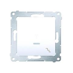 Simon 54 Łącznik schodowy z podświetleniem biały DW6AL.01/11 WMDL-061x2x-011