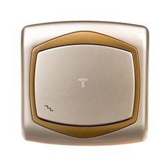 TON Łącznik schodowy satyna + złoto ŁP-3C/16/20