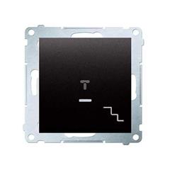 Simon 54 Łącznik schodowy z podświetleniem antracyt DW6AL.01/48 WMDL-061x2x-048