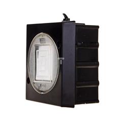 LAMBDA Łącznik hermetyczny schodowy 6A IP44 czarny ŁNH-3LC/25