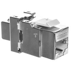 Simon Connect Wkład gniazda komputerowego pojedynczy RJ45 kat.5e ekranowany biały CJ545FM TSC-CJ545FM