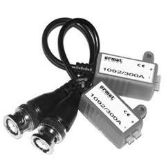 Pasywny nadajnik/ odbiornik sygnału wizyjnego po skrętce zasięg 400m- kolor/ 600m- czarno-biały 1092/300A TUR-1092300A