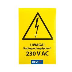 Naklejki ostrzegawcze 124012 /20szt./