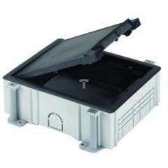 Simon Connect Puszka SF podłogowa pojedyncza 2xK45 + SM102/9 szara SF110/1 TSC-SF110-1