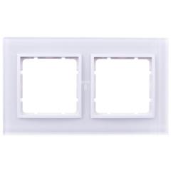 Berker.B.7 GLAS Ramka 2- krotna szklana śnieżnobiała 10126909