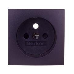 Berker B1/B5/B7 Gniazdo pojedyncze z/u z ochrona styków 16A IP20 antracytowe 6765761606