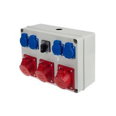 Zestaw gniazd 3x16A 5P + 4x16A 230V + 01 9080556W
