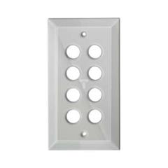 Berker TS Ramka dekoracyjna ośmiokrotna wierzchnia szklana przezroczysta 1388