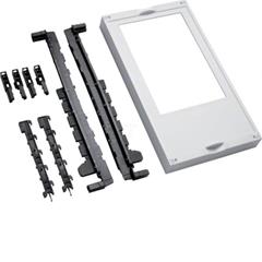 Blok dla szyn zbiorczych poziomych 12x5/10mm odstep 40mm 1xNH1 450x250mm Univers N UE31A1B