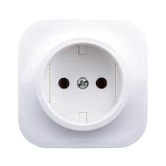 FORIX Gniazdo pojedyncze b/u 16A IP20 białe 782410