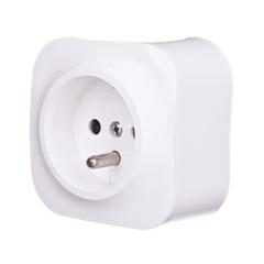 FORIX Gniazdo pojedyncze z/u 16A IP20 białe 782417