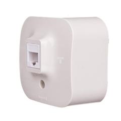 FORIX Gniazdo komputerowe pojedyncze RJ45 kat.5e UTP kremowe 782454