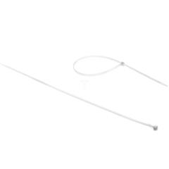 Opaska kablowa 290x3,5 biała 2-LOCK zęby stalowe /100szt./