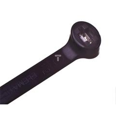 Opaska kablowa 100x2,5 czarna UV 2-LOCK zęby stalowe /100szt./