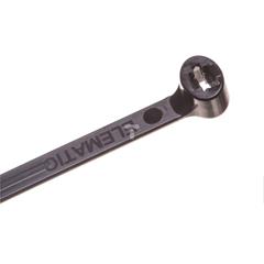 Opaska kablowa 250x4,5 czarna UV 2-LOCK zęby stalowe /100szt./