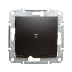 SEDNA Łącznik jednobiegunowy 10AX grafitowy IP44 SDN0100370