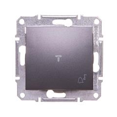 SEDNA Przycisk „dzwonek” grafitowy SDN0800170