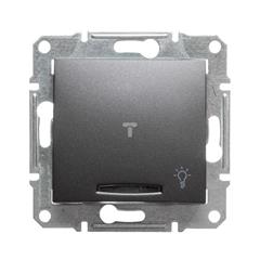 SEDNA Przycisk „światło” z podświetleniem grafitowy SDN1800170