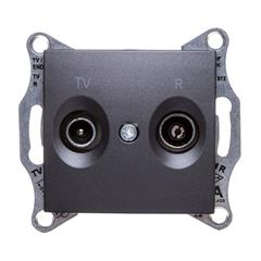 SEDNA Gniazdo antenowe R/TV końcowe grafitowe SDN3301670