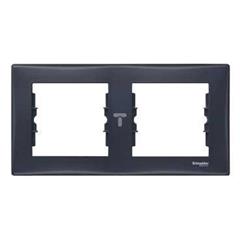 SEDNA Ramka podwójna pozioma grafitowa SDN5800370