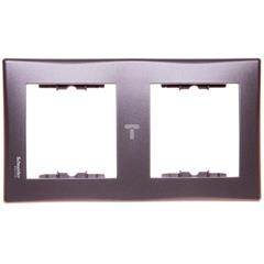 SEDNA Ramka podwójna pionowa grafitowa SDN5801170