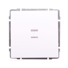 KOS66 Łącznik pojedynczy podświetlany biały 620411