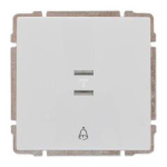 KOS66 Przycisk /dzwonek/ podświetlany biały 620414