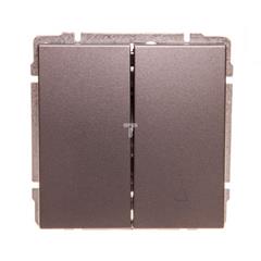 KOS66 Przycisk żaluzjowy grafitowy 666018