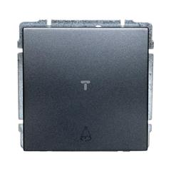 KOS66 Przycisk /dzwonek/ grafitowy 666014