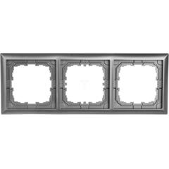 KOS66 Ramka potrójna grafitowa 666083