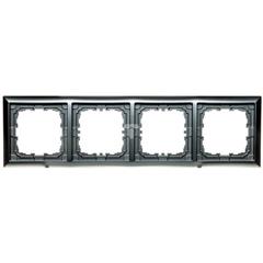 KOS66 Ramka poczwórna grafitowa 666084