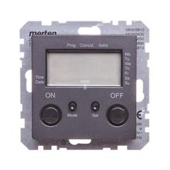 Merten System M Zegar elektroniczny z wyświetlaczem 1000W 230V antracyt MTN586014