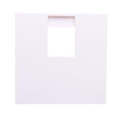 Merten System M Płytka centralna pojedyncza gniazda telefonicznego RJ11/RJ12 biała MTN469625