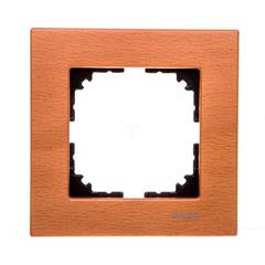 Merten System M Ramka pojedyncza drewno buk MTN4051-3470