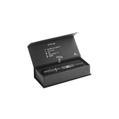 Latarka aluminiowa LED 3W 1xCREE XPE LED 220lm 2xAA z focus w pudełku czarna L-ALPHA-245/BOX