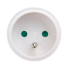 Gniazdo przenośne wtykowe proste 16A 250V 2P+Z białe EM-FBYC-01 1906010400 P0045